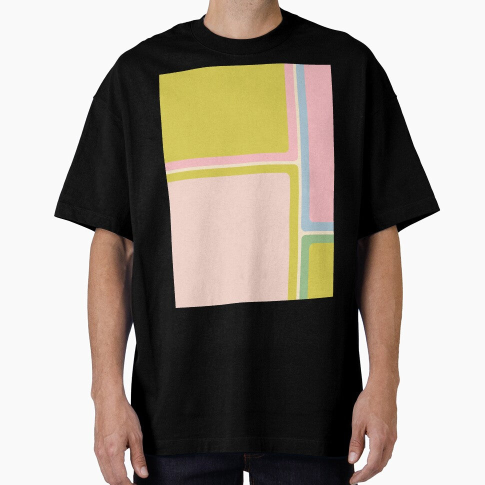 Minimal Geometrics Soft Pink Pastel Pattern by kierkegaard