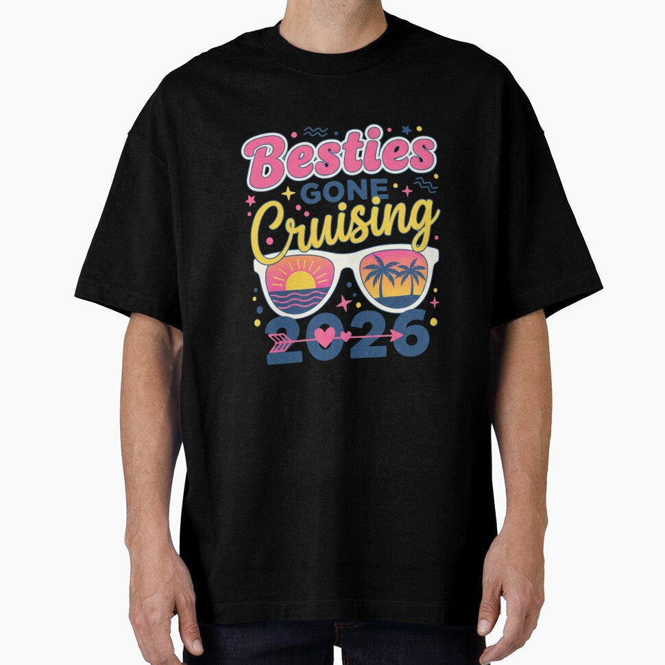 Besties Gone Cruising 2026 Friends Group Vacation Travel by salmzouriart