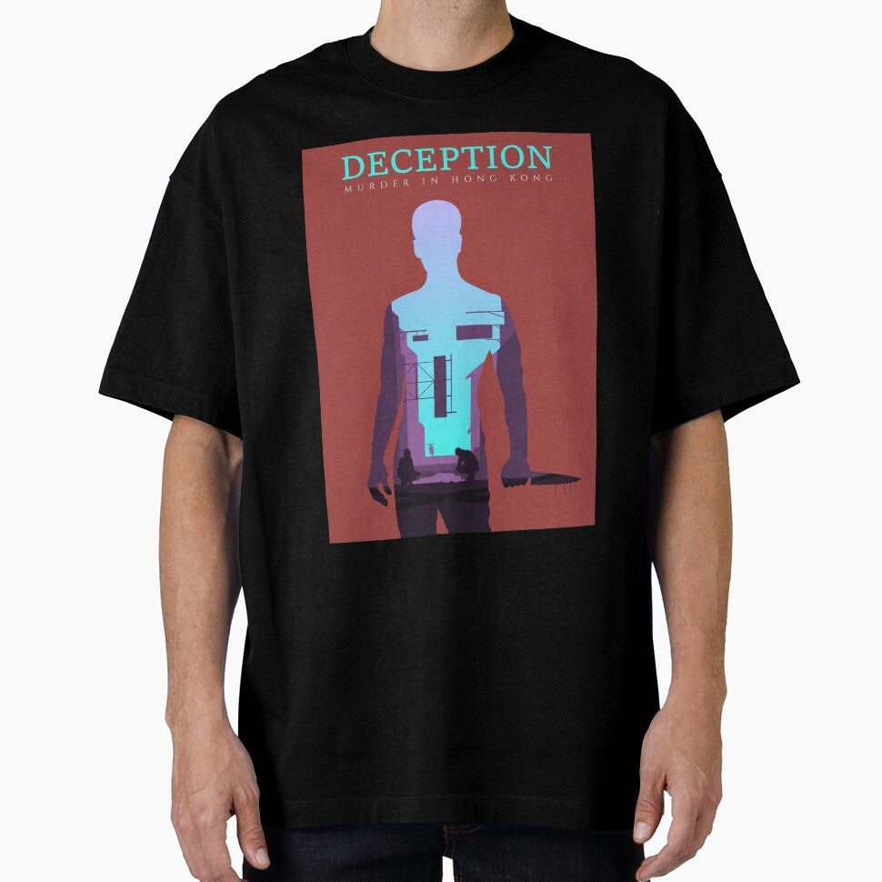 Deception - Murder in Hong Kong - Minimalist Silhouette Poster Style - Board Game Art by MeepleDesign
