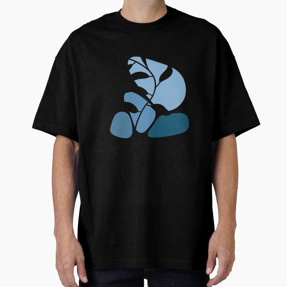 Whimsical Nature Blue Boho Minimalism by Sartoris Art