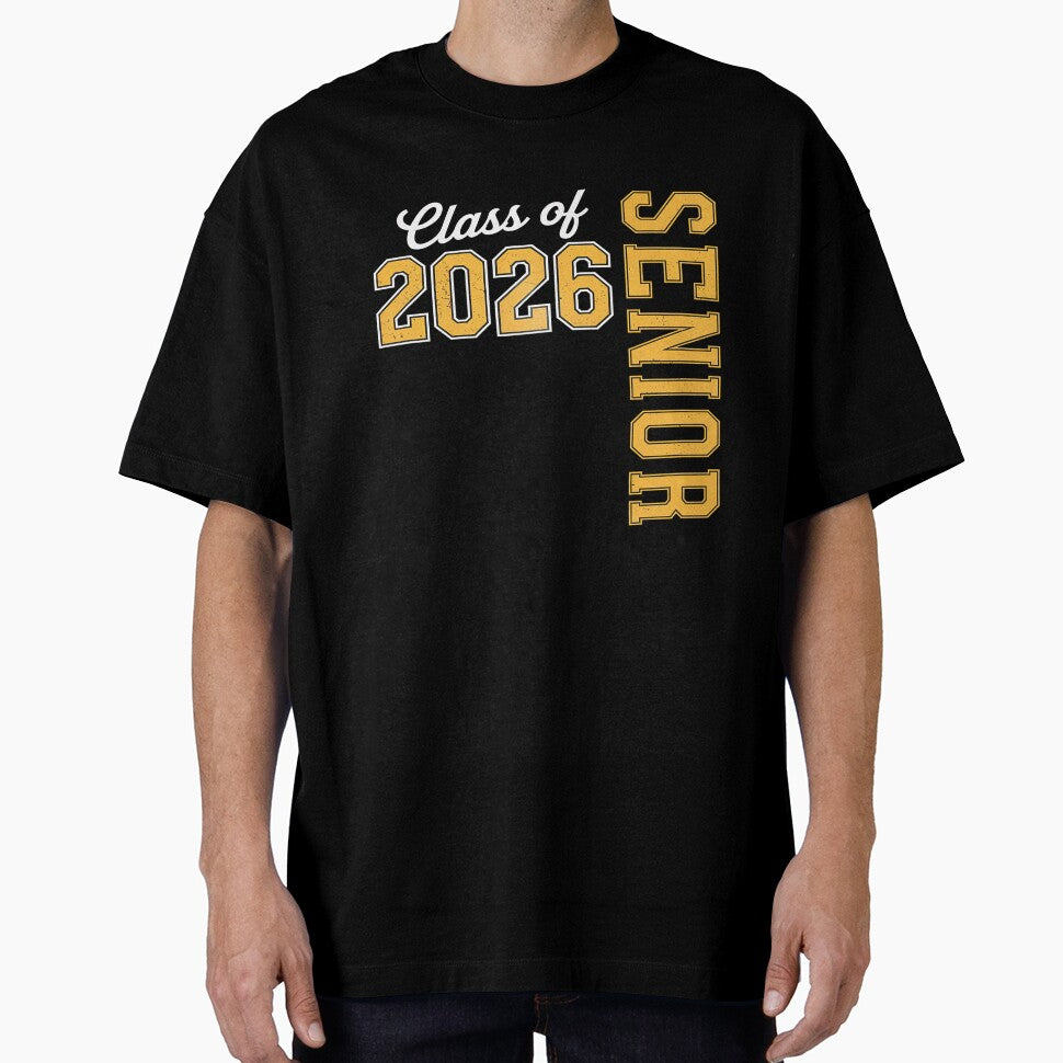 Class of 2026 Senior 26 High School Graduation Black Gold by RonnasJackson