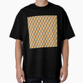 Black, orange and yellow triangle pattern by flamendes