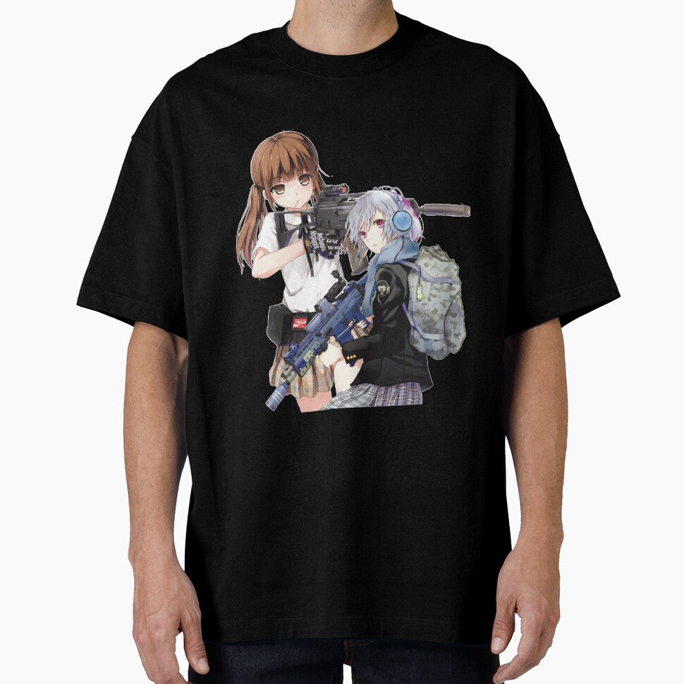 unisex - anime girl with gun by teeshops