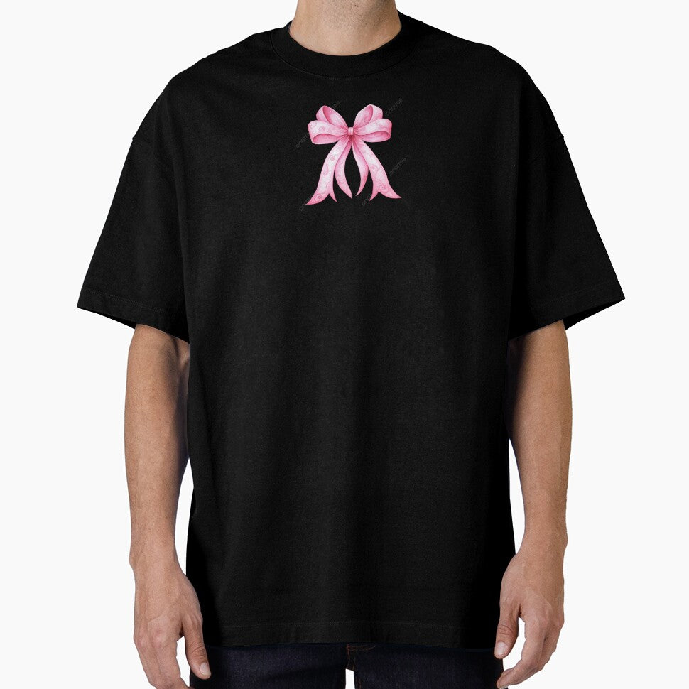 pink ribbon bow by cupcakefemcel