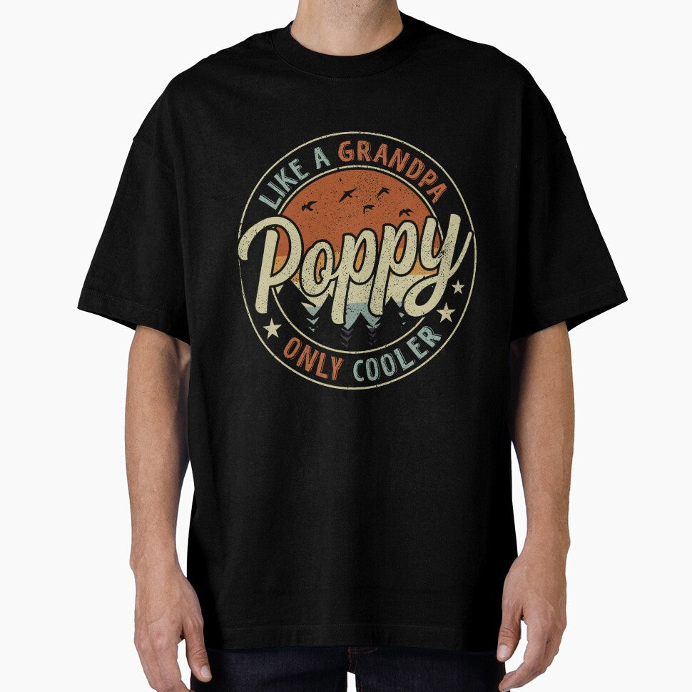 Poppy Like A Grandpa Only Cooler Vintage Retro by RetroStyle247