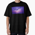 Pixelated Purple Ocean Sunset by Potato Quality Prints