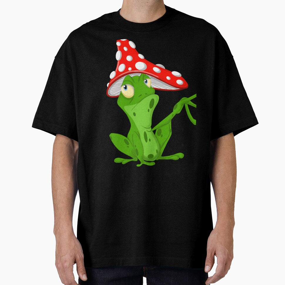 Frog With Mushroom by TheEndDesign