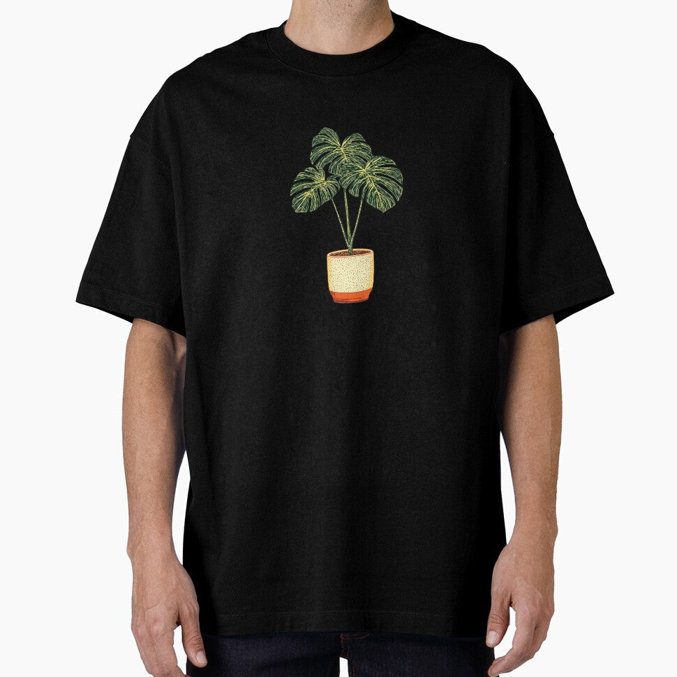 Monstera Plant – Tropical Houseplant Illustration by CleanLineStudio