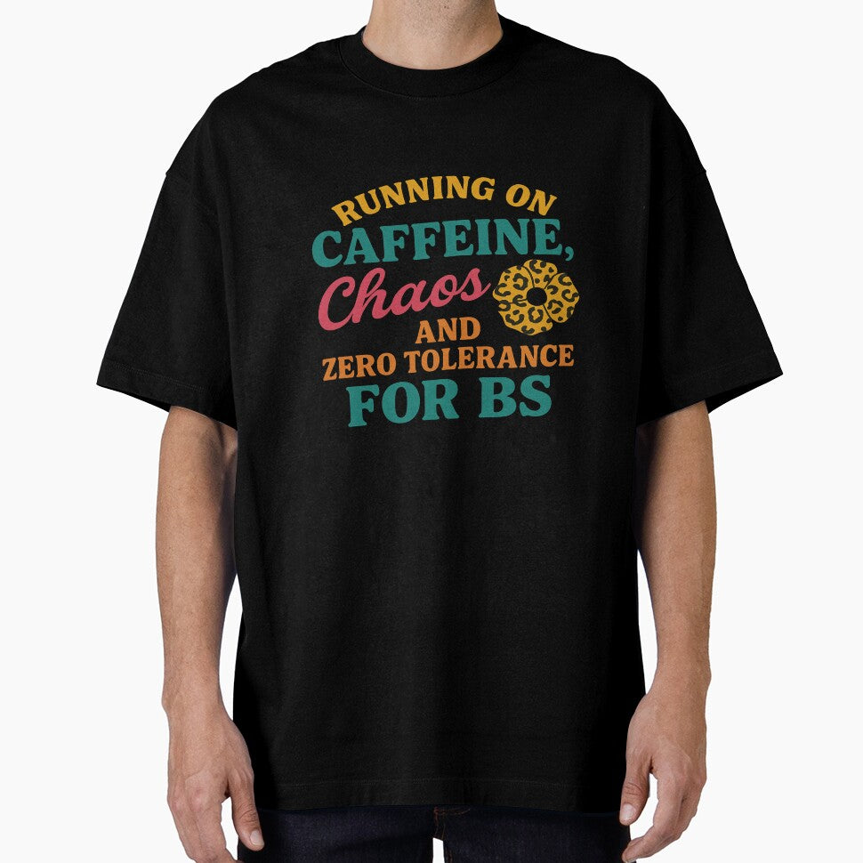 Running on Caffeine, Chaos, and Zero Tolerance for BS – Snarky Quote with Poppy by Poppy Sunshine Design