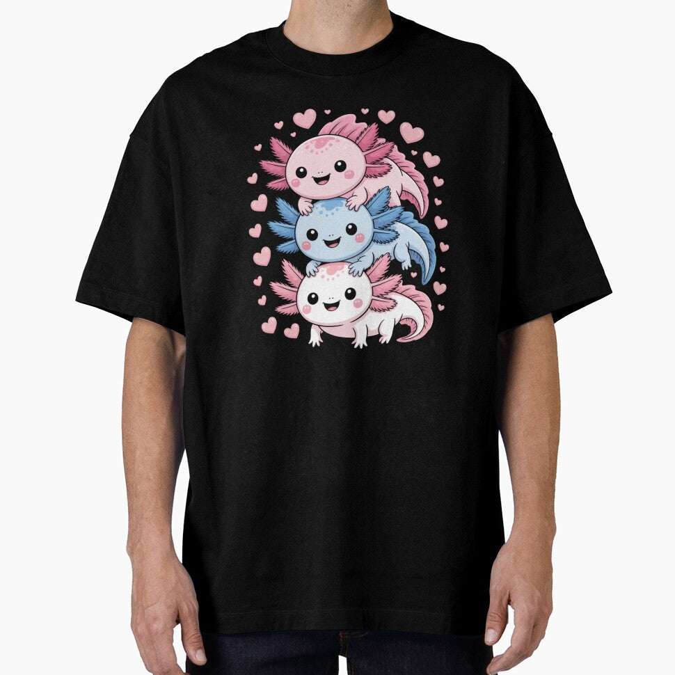 Axolotl Stack Cute Kawaii Animal Lover by Gogetgiggles
