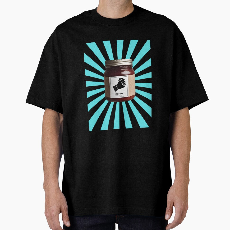 Hand Jam  - Humorous Rock Climbing Pun Shirt by Outdoorgirl1