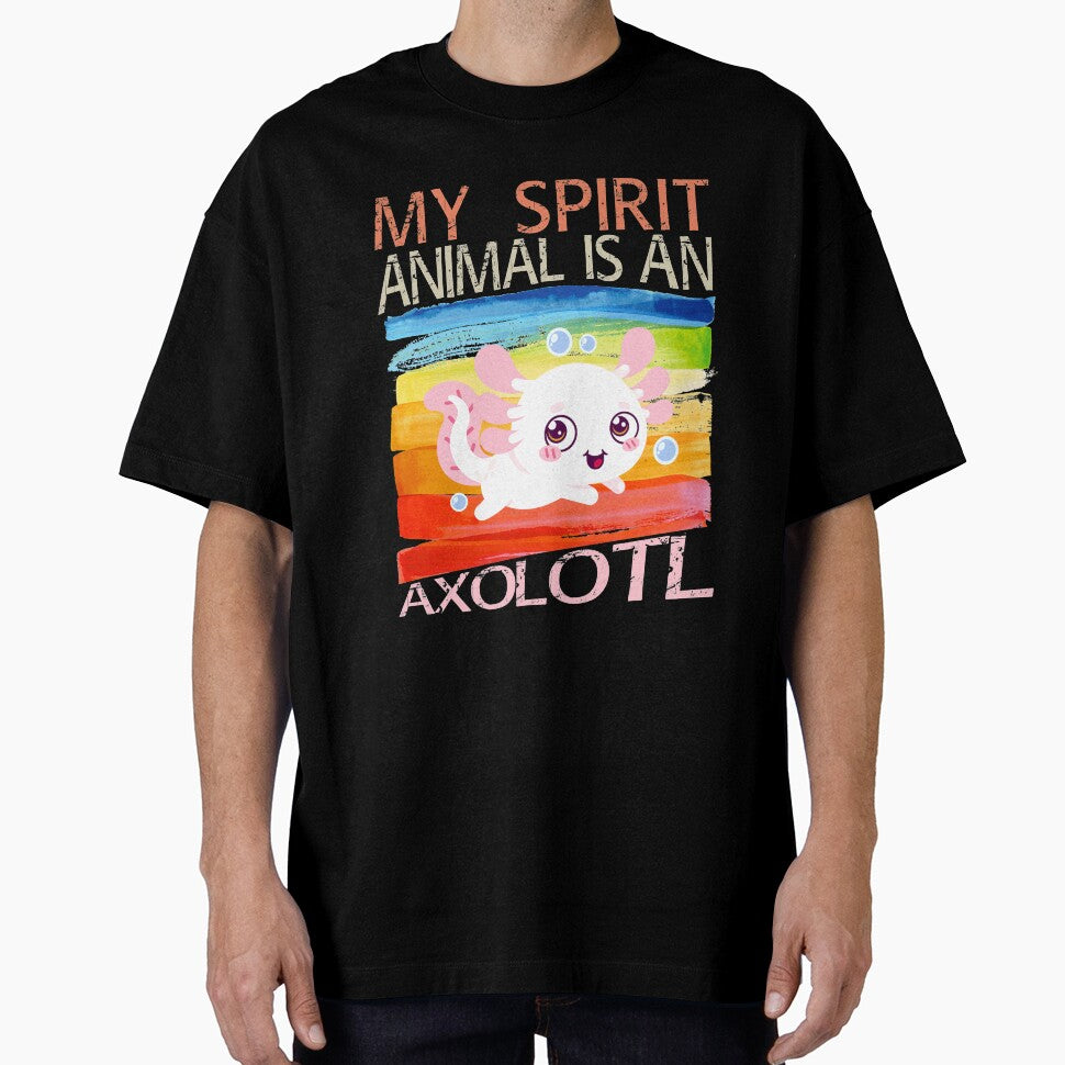Cute pink amphibian - My Spirit Animal Is An Axolotl by MoSaid
