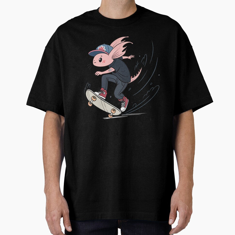 Skater Axolotl by SignumShop