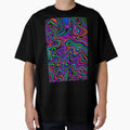 Psychedelic Neon Swirl Pattern – Trippy Abstract Design for Color Lovers & Rave Style Gifts by weirdfishes123