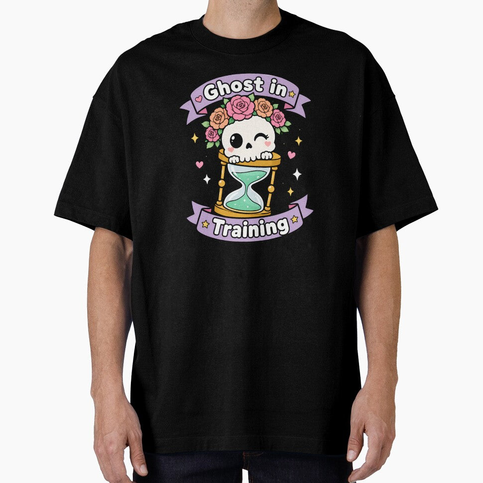 Ghost In Training Pastel Goth Spooky Skull by chattsuede
