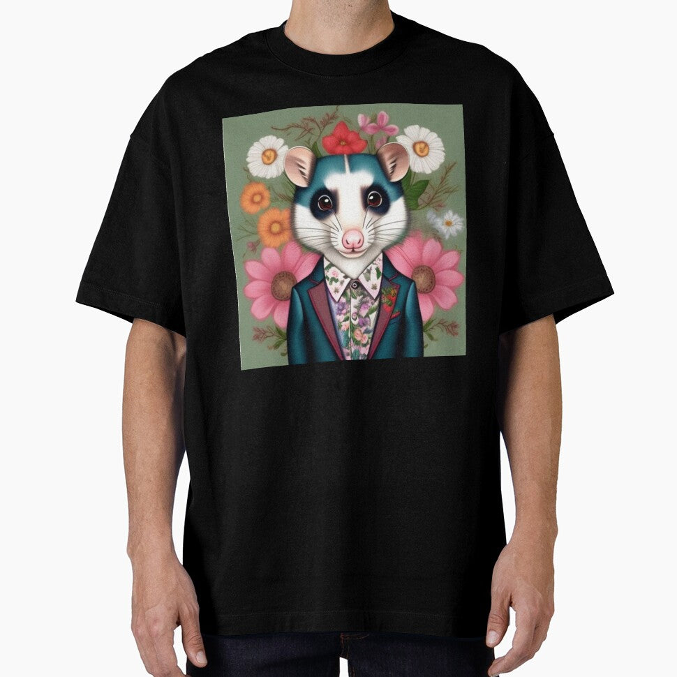 Opossum floral by Roxburylane