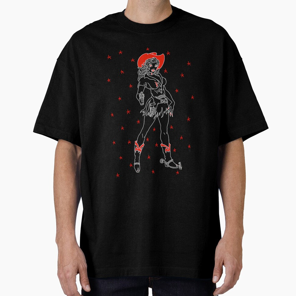 Pixel Art Vampire Cowgirl Retro Gaming Art by ylodecdtv11