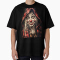 Crimson Hood Clown Portrait by Verademacedoart