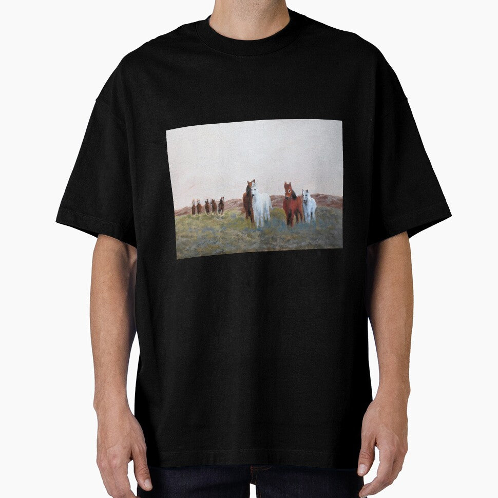 Horses on the run by Hals-Art