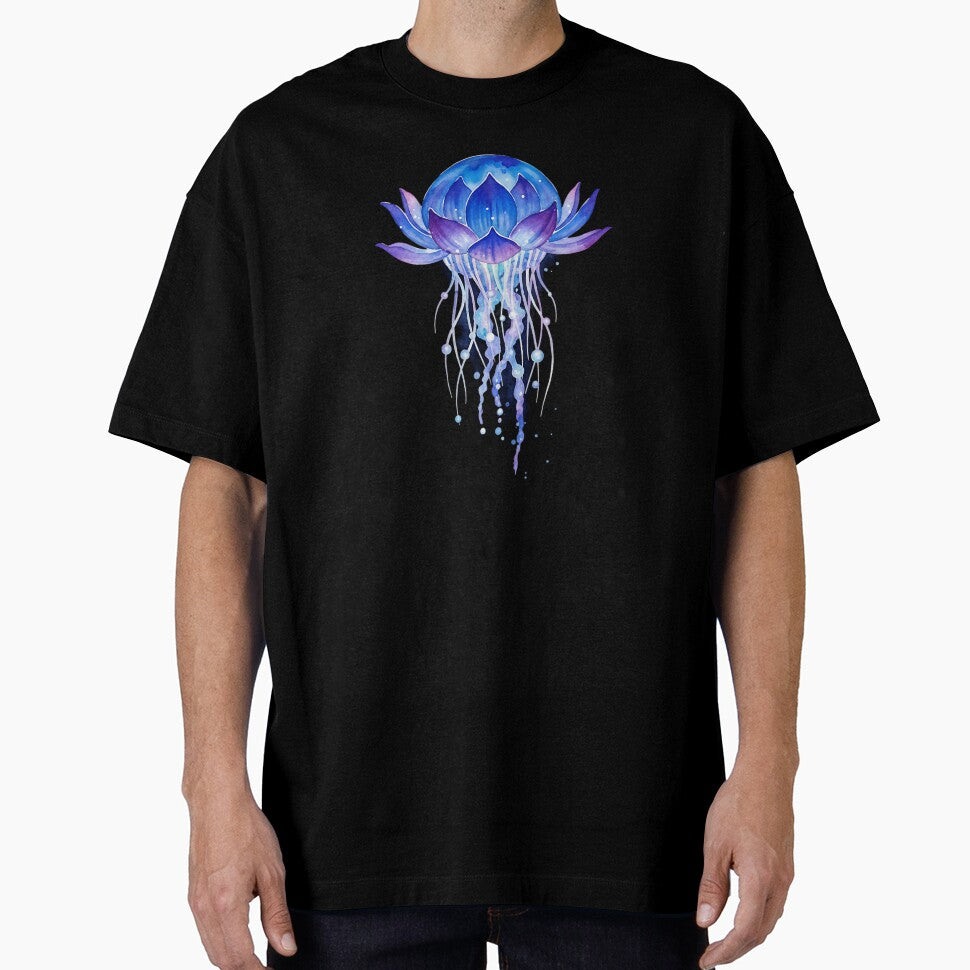 Jellyfish Lily Ethereal Watercolor by HoruxDesign