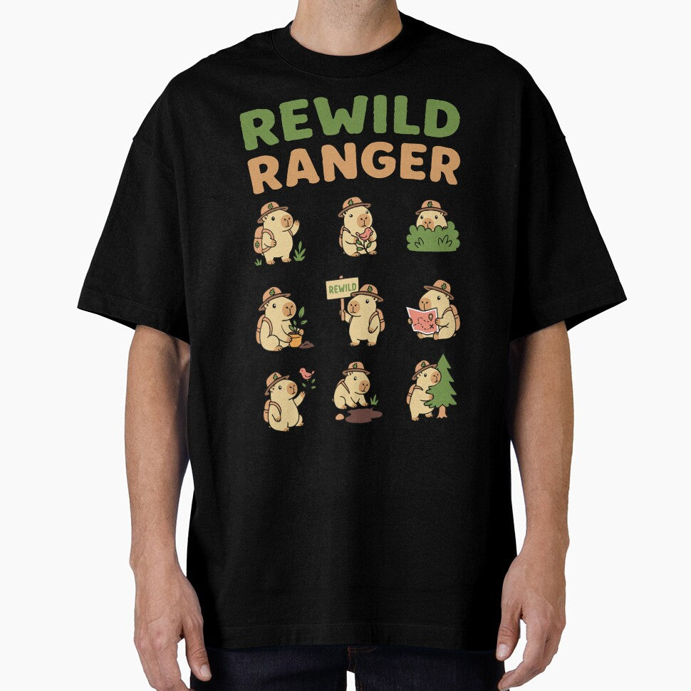 Rewild Ranger: Capybara Pet Mascot, Love Wild Nature by RedStreamStudio