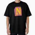 Letter N - Colorful Cutout Paper Collage Alphabet Initial by uncoXab