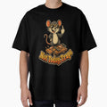 Funny Not Today Traps Vintage Shirt 70s Groovy Mouse Middle Finger Sarcastic T-Shirt by ElkasDesign