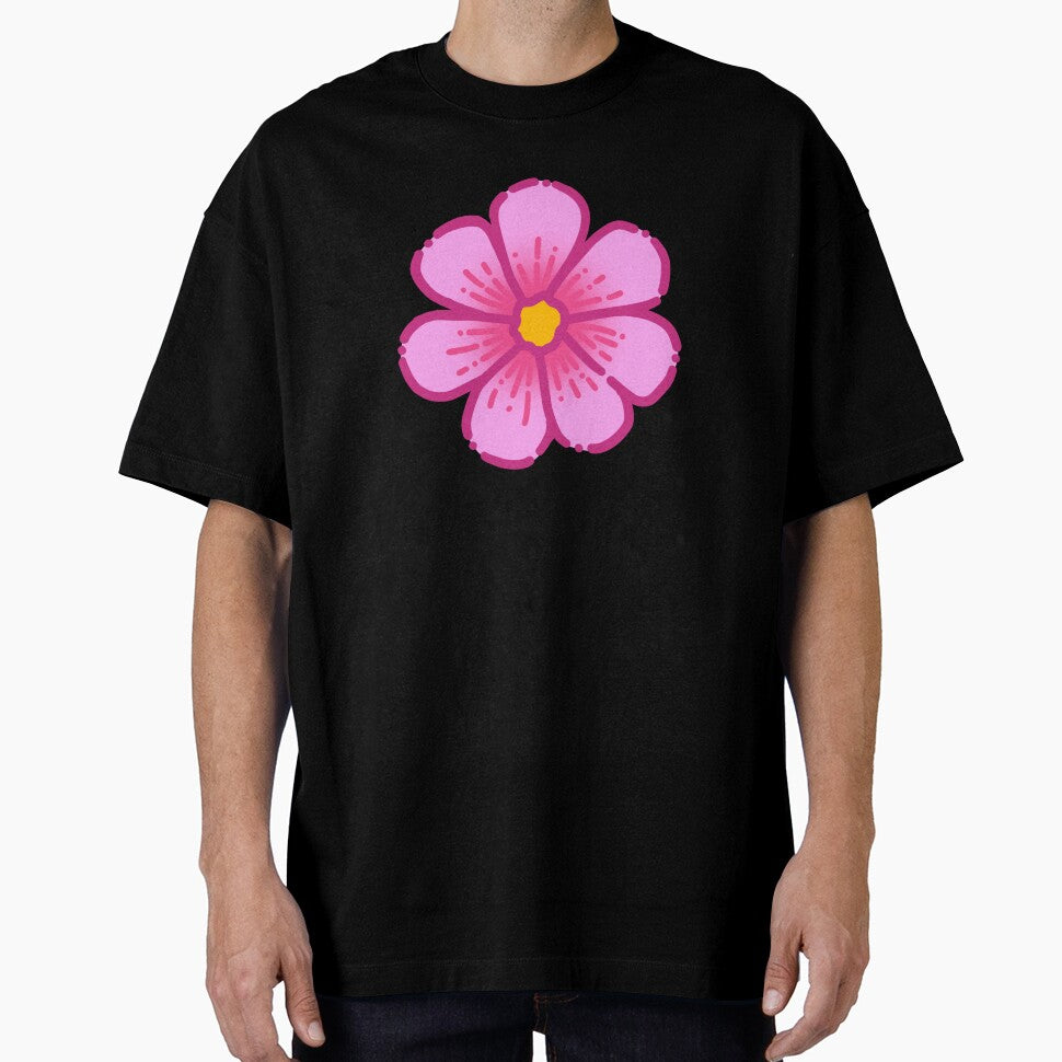 Pink Flower Simple Drawing by AveryZi