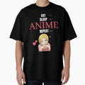 Eat Sleep Anime Repeat by vaughanestudio