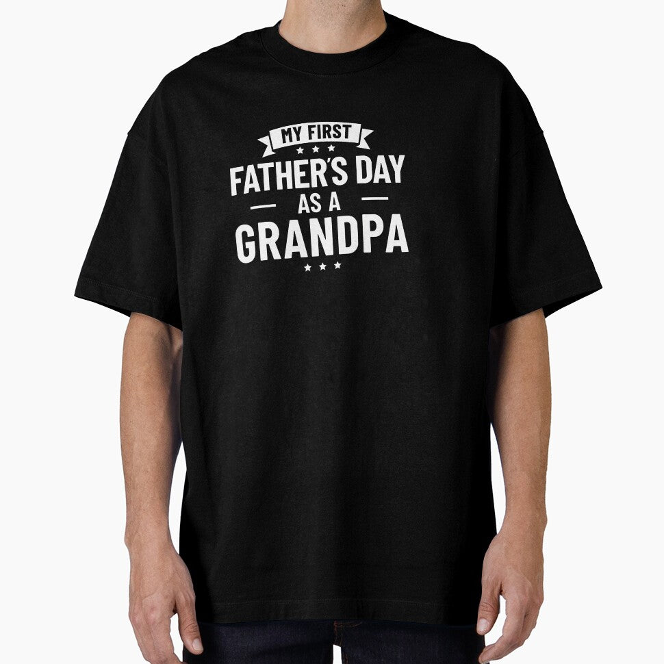 My First Father'S Day As A Grandpa Funny New Grandfather by GabrielaPeterse