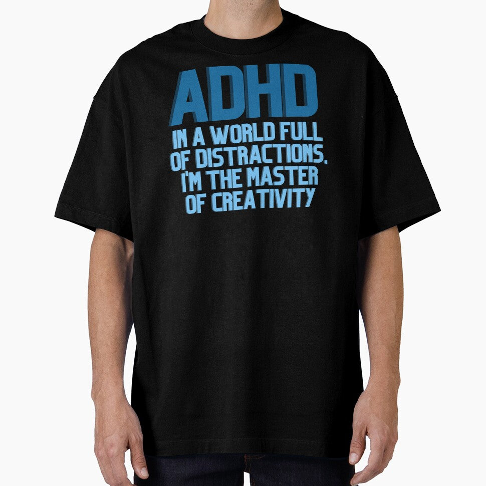 ADHD In a World Full of Distractions BLUE by ElectraW