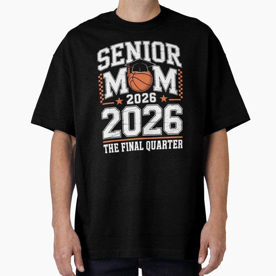 Senior Mom 2026 Basketball Graduation Quarter Men Women by BlassmausArt