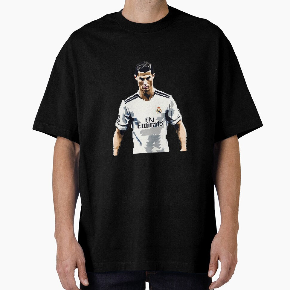 Cristiano Ronaldo CR7 Game Time Pixel Artwork Futbol Soccer by The-GOAT-Store