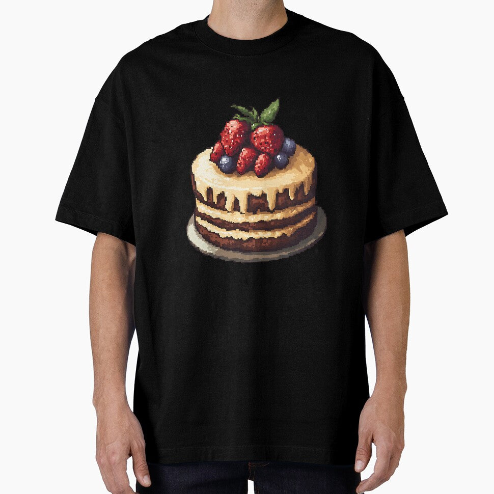 Retro Pixel Art: Pixelated Cake by bapupa