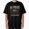 MY BRAIN HAS 847 TABS OPEN | OVERTHINKING CLUB T-SHIRT by LowBatteryStudio ⭐