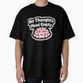 No Thoughts Head Empty Funny Sticker | Cute Gen Z Meme Aesthetic by LYZ7VANI