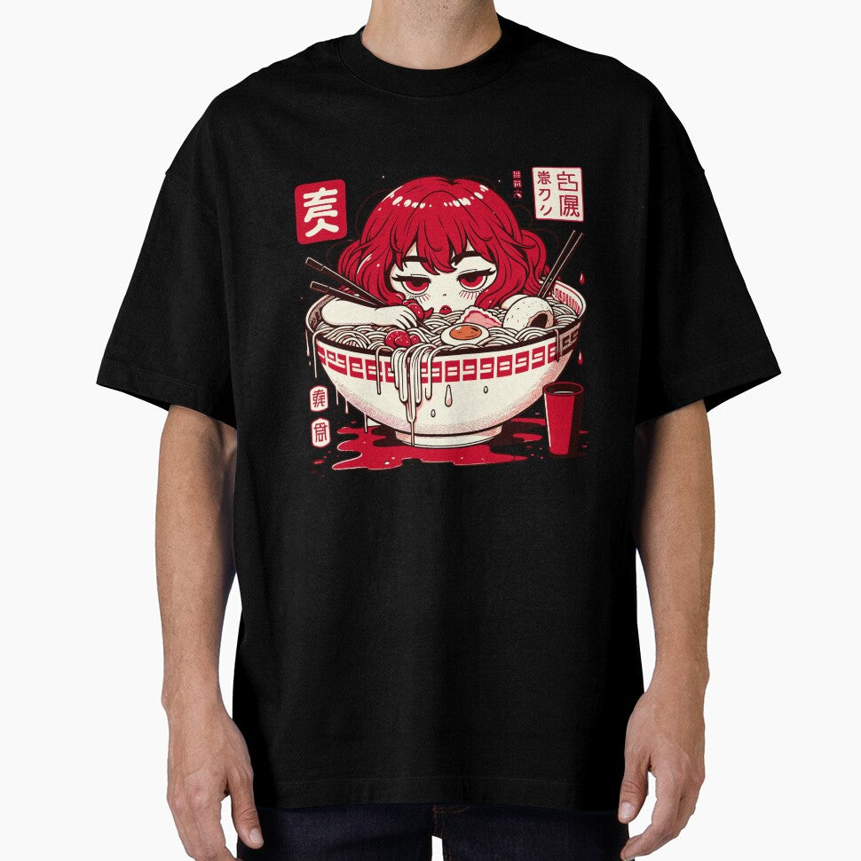 spicy Anime Ramen Bowl: The Ultimate Fusion of Bold Flavors and Edgy Manga by toobel