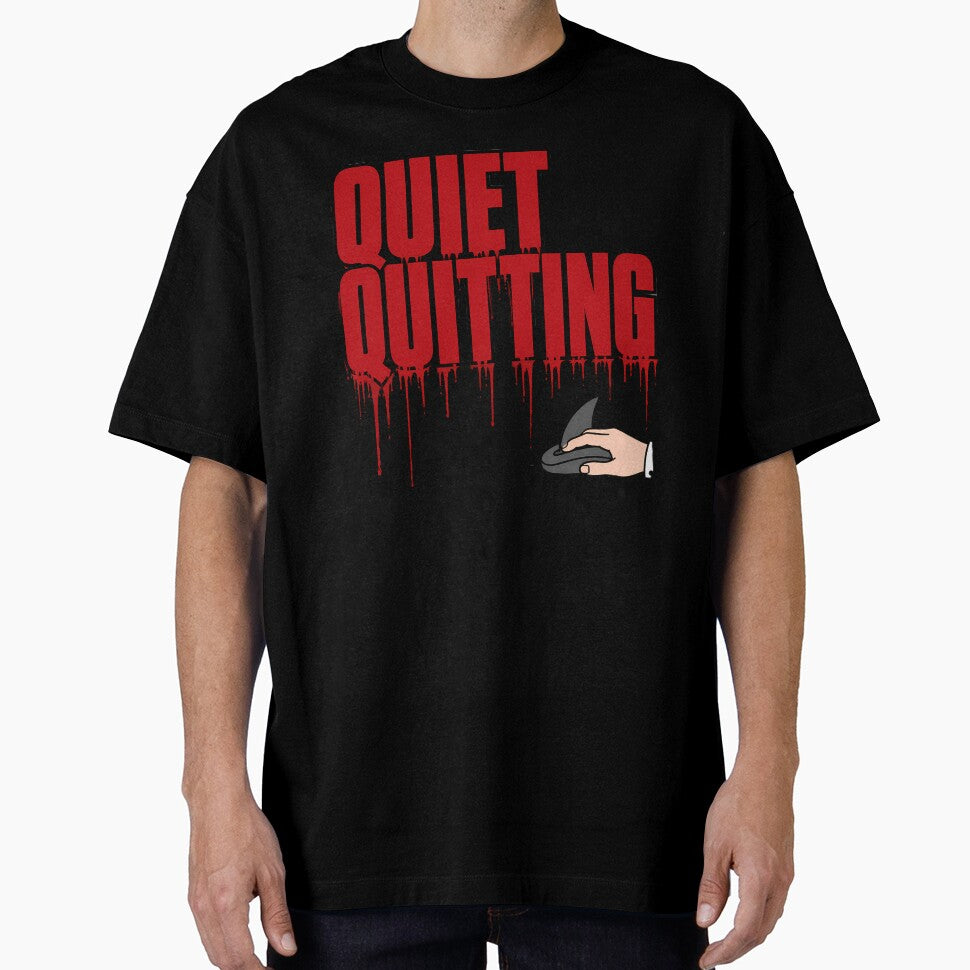 Quiet Quitting Shark Mouse Office Horror Parody by chattsuede