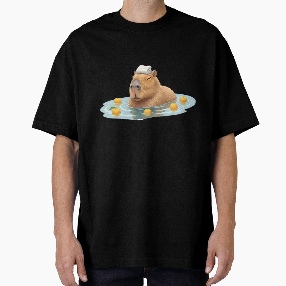 Capybara in Onsen - Relaxing Japanese Spa by uniqueworkz