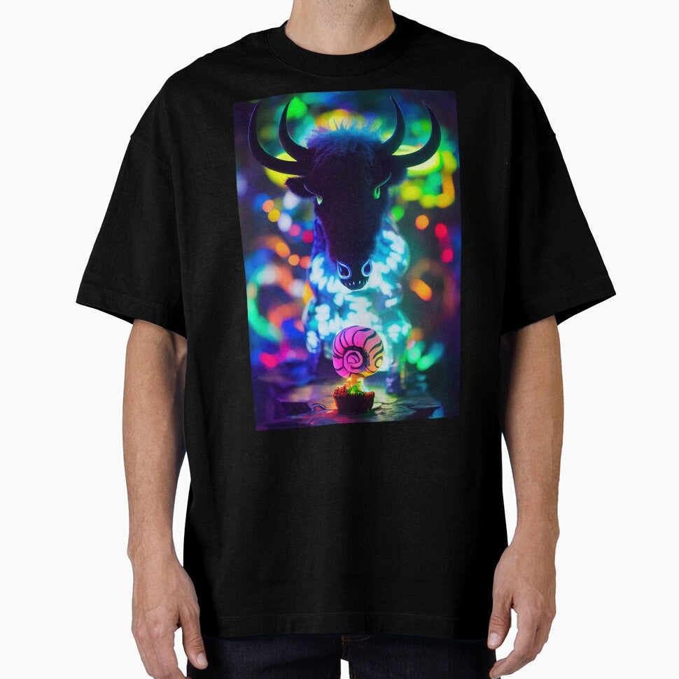 Neon Bison by KungFuChaos