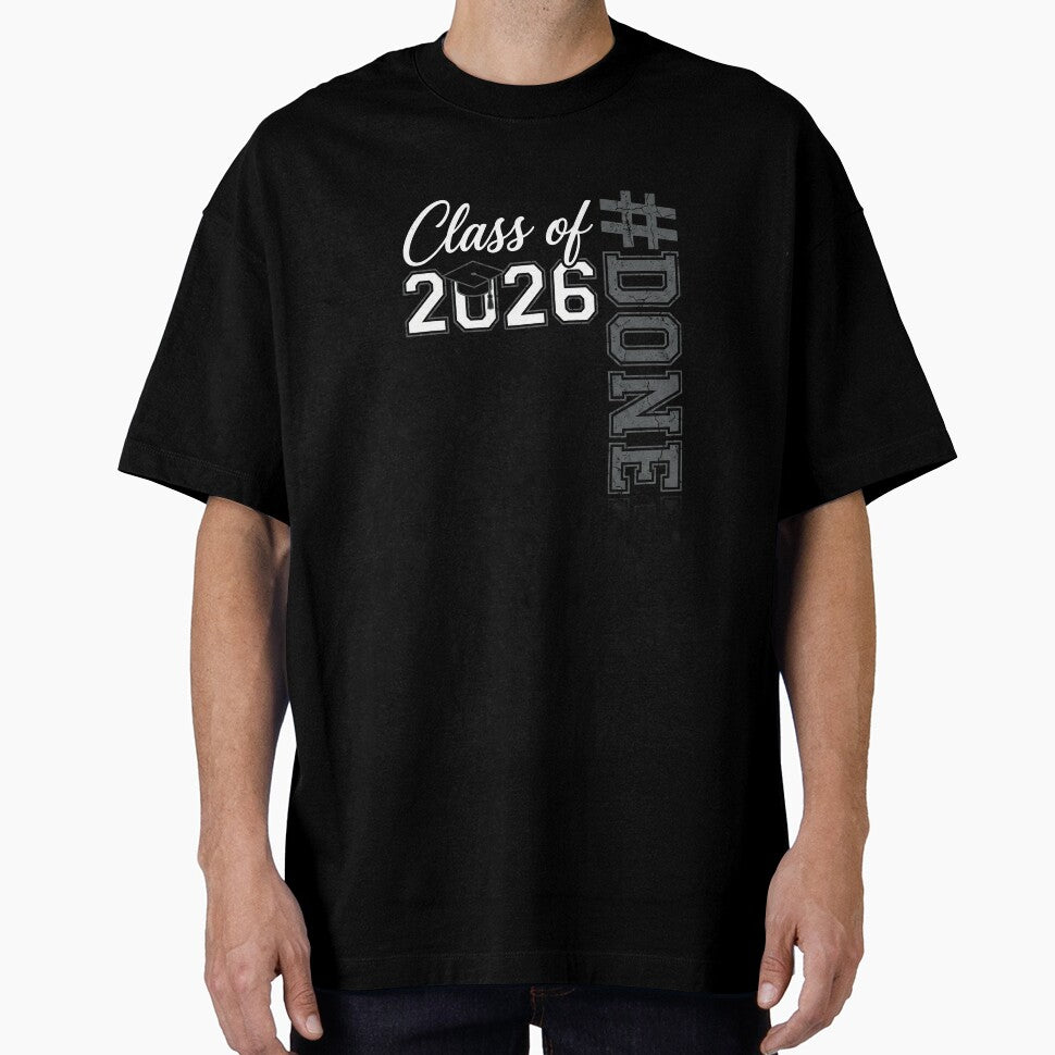 Class Of 2026 Done Senior Graduation Tee by SofenArt