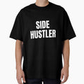 Side Hustler - white text on blue by katiekendall