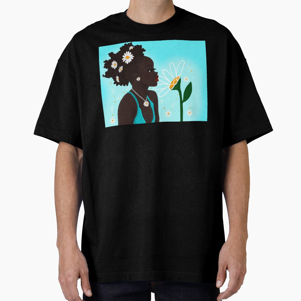 Flower Melanin Cartoon by Gabrielle Lawrence