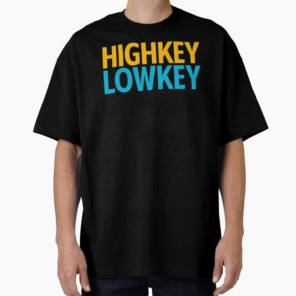 Highkey Lowkey in Yellow and Blue by Memes N Lore