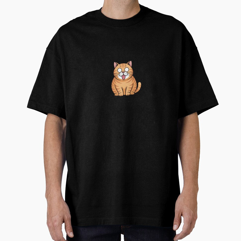One Orange Braincell Derpy Cat Mental Health Art by Mr-wow