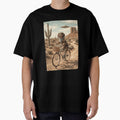 Dachshund Riding Bike Wild West Western UFO Dog Lover by dian-rody-crest