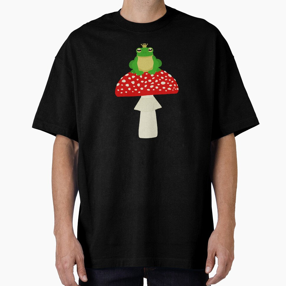 Frog Prince on a toadstool by GeoCreate