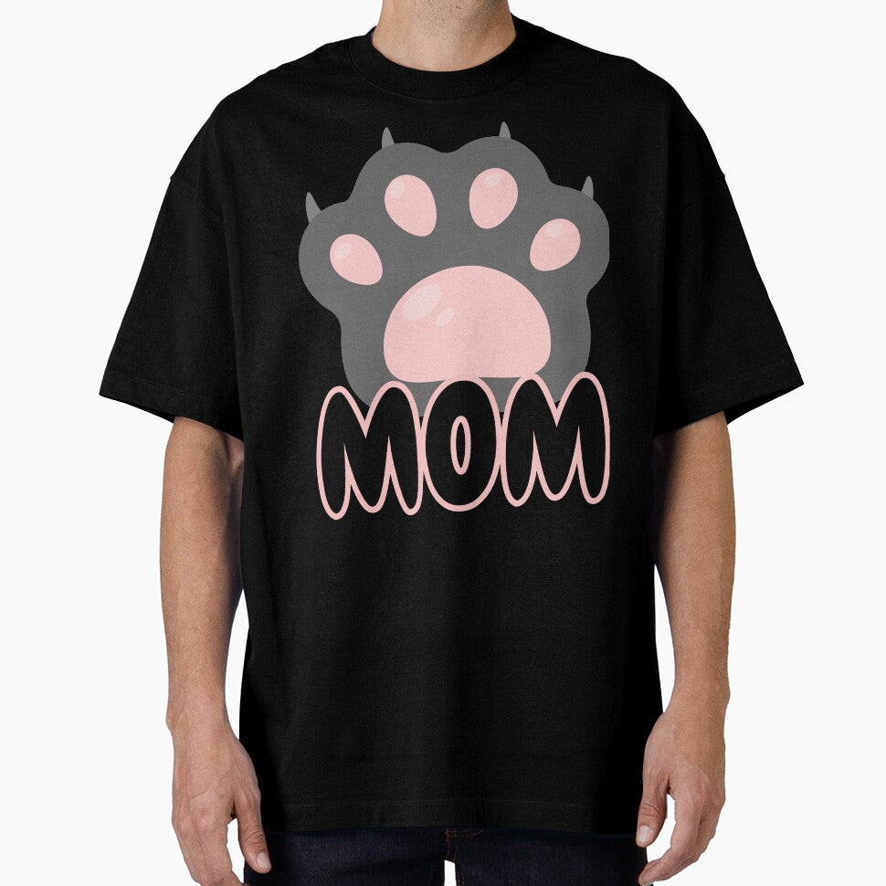 Cat/Dog Mom Cute Minimalist Text Design : Perfect for Proud Pet Lovers by AlienTechs