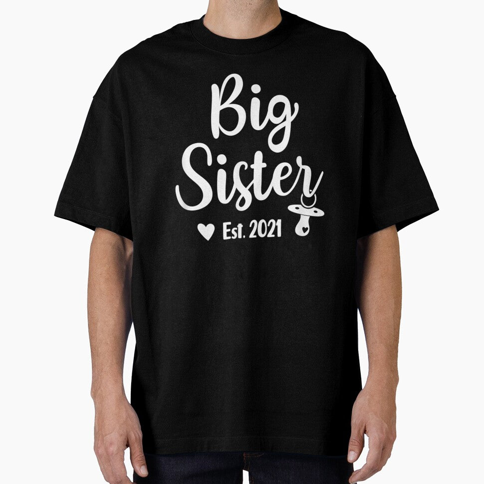 Big Sister Est. 2021 Cute Promoted To Big Sister 2021 by Gerda668899