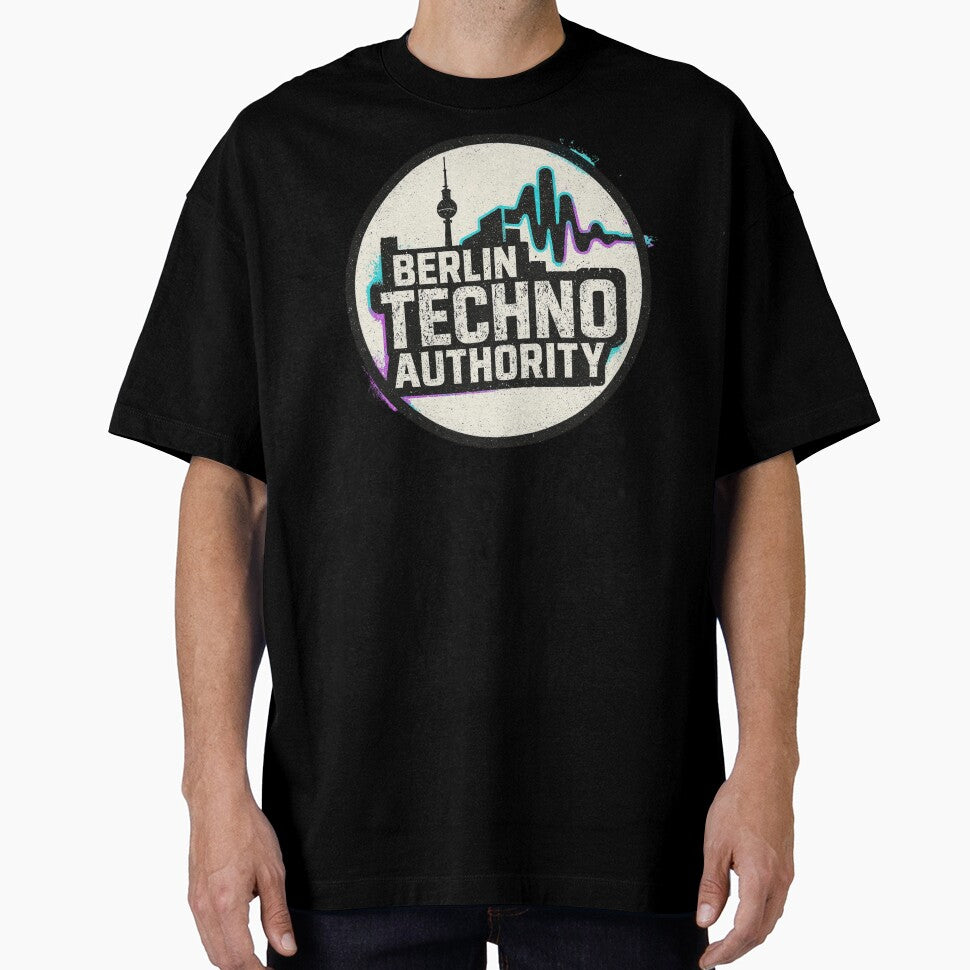 Berlin Techno Authority – Minimal Industrial Techno Logo by |TRSSHOP|
